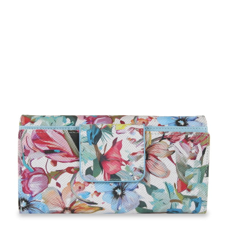 Tył portfela damskiego Peterson floral