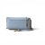 Elegancka torebka crossbody Laura Biaggi błękitna ze złotym łańcuszkiem