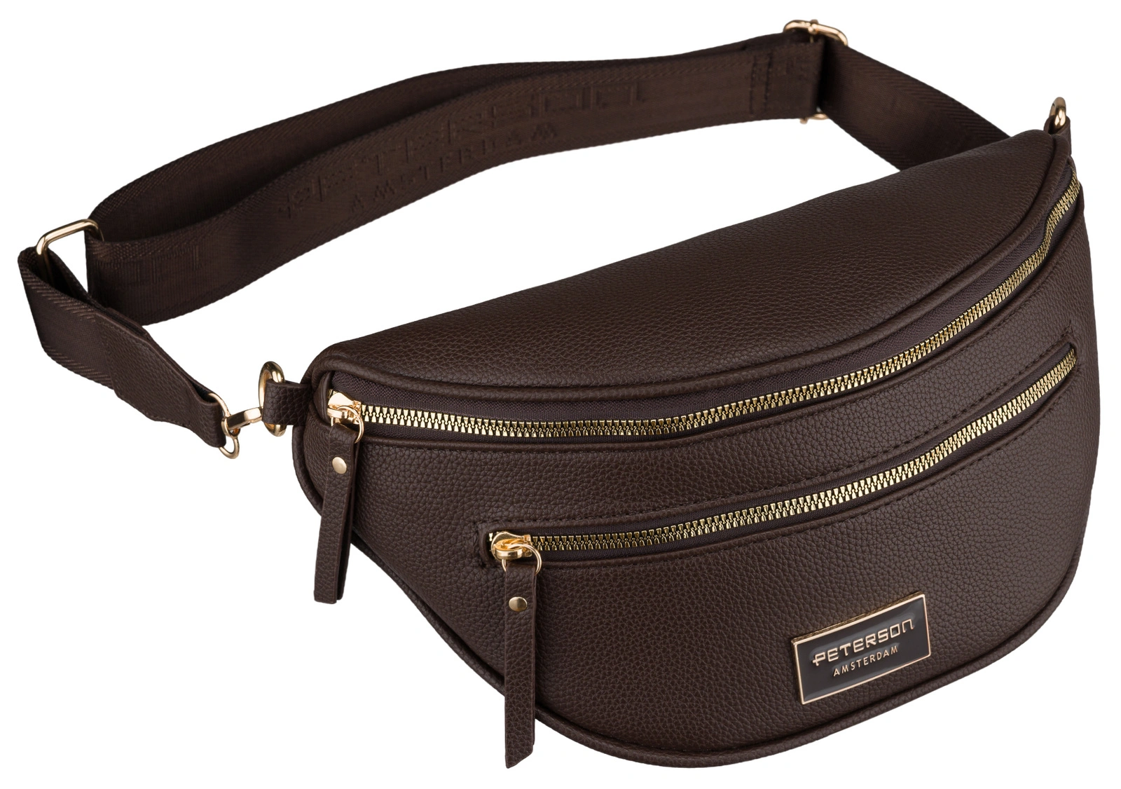 Pojemna saszetka damska Peterson typu crossbody.
