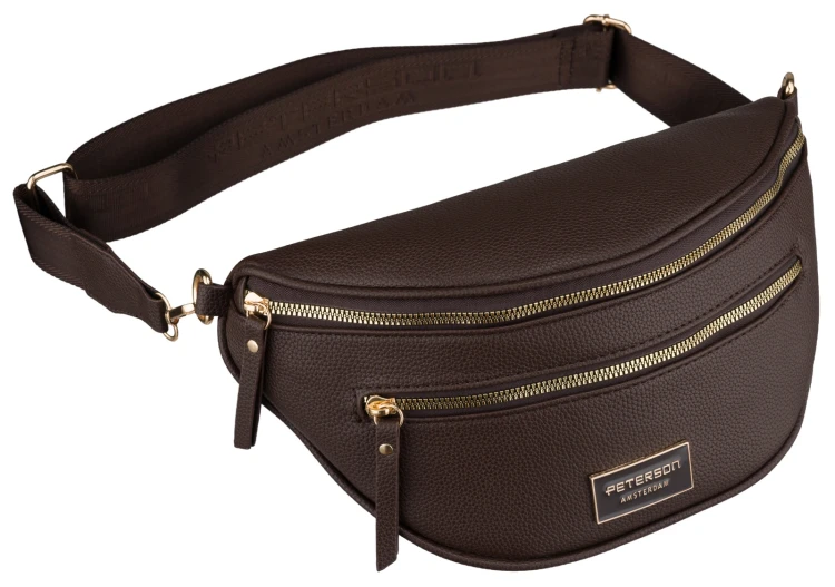 Pojemna saszetka damska Peterson typu crossbody.