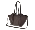 Laura Biaggi torebka shopper 2w1 A4 czekoladowa 
