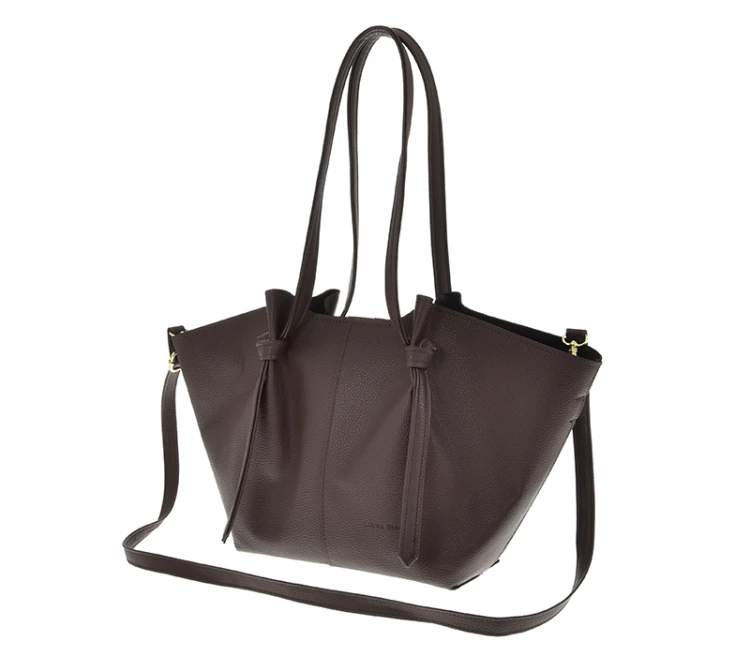 laura-biaggi-torebka-shopper-2w1-a4-czekoladowa-przod
