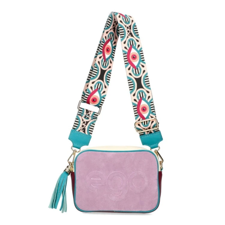 Pastelowa torebka damska EGO crossbody przód