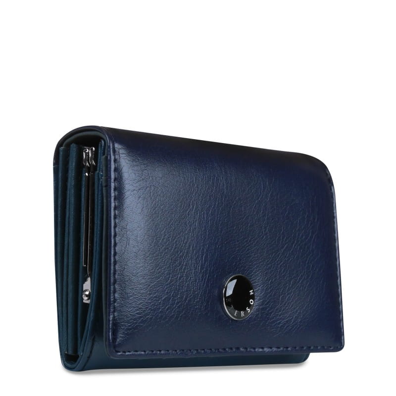 Elegancki granatowy portfel damski Peterson RFID.jpg