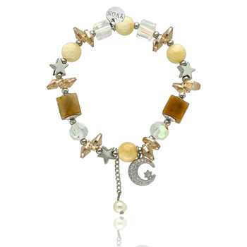 Yvon bransoletka Lovely Stones jadeit kryształ górski