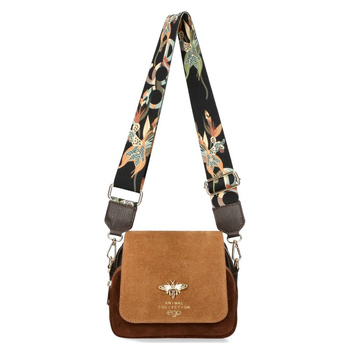 Ego torebka pszczółka skóra naturalna