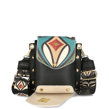 EGO torebka listonoszka rowerówka skóra naturalna wymienna klapka