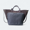 Torebka shopper skóra naturalna zamszowa A4