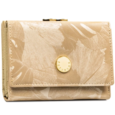 Portfel damski skórzany PETERSON średni elegancki RFID