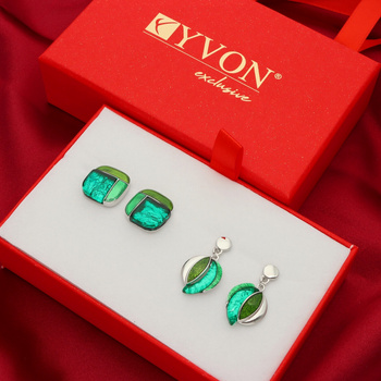 Zestaw kolczyków żywica Yvon GIFT55