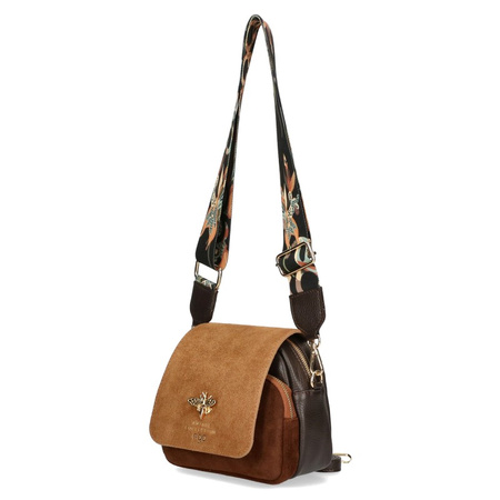 Ego torebka pszczółka skóra naturalna 