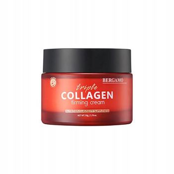 Bergamo Triple Collagen – koreański krem przeciwstarzeniowy do twarzy na dzień 50 ml