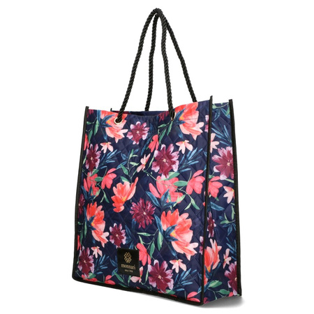 Monnari shopper duża torba torba na zakupy kwiaty