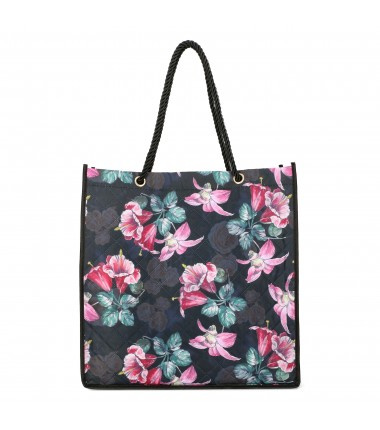 Pikowana torba Monnari na zakupy shopper w kwiaty