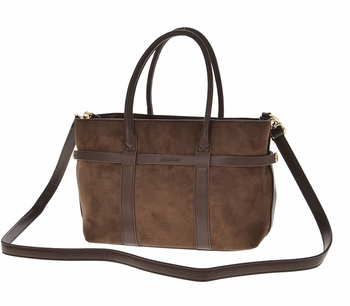 GALLANTRY elegancki zamszowy kuferek