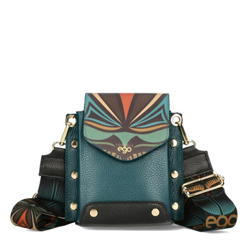 EGO torebka listonoszka rowerówka skóra naturalna wymienna klapka