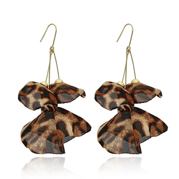 Yvon kolczyki jedwabna panterka E97771