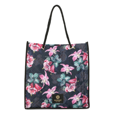 Pikowana torba Monnari na zakupy shopper w kwiaty