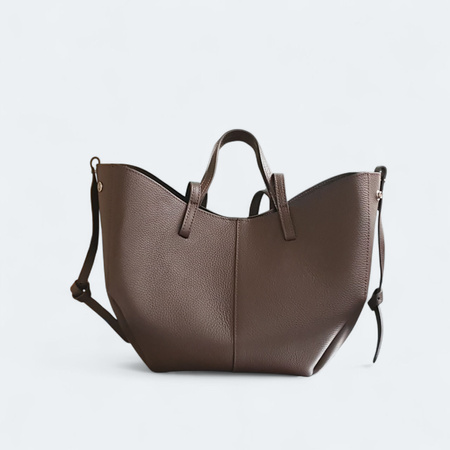 Laura Biaggi torebka shopper skóra naturalna