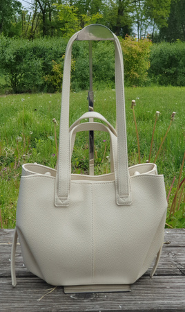 Mała beżowa torebka shopperka Gallantry