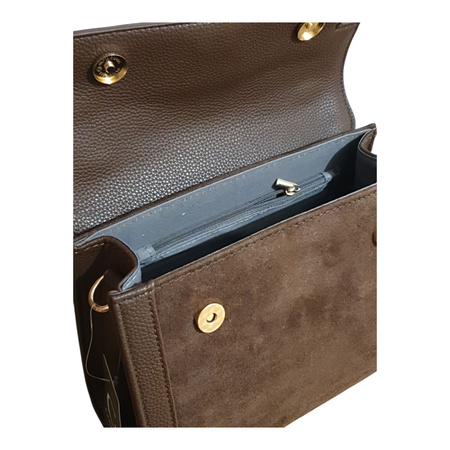 Gallantry zamszowy elegancki kuferek z brelokiem