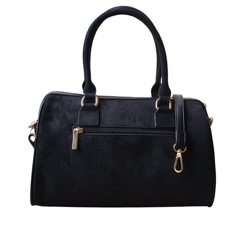 Flora&Co zamszowy kuferek cwieki eko skóra